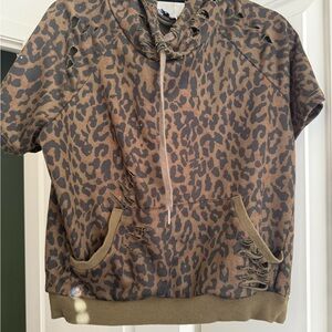 Leopard Print Hoodie
